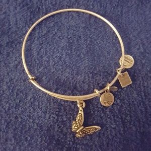 Alex and Ani Butterfly wire bangle